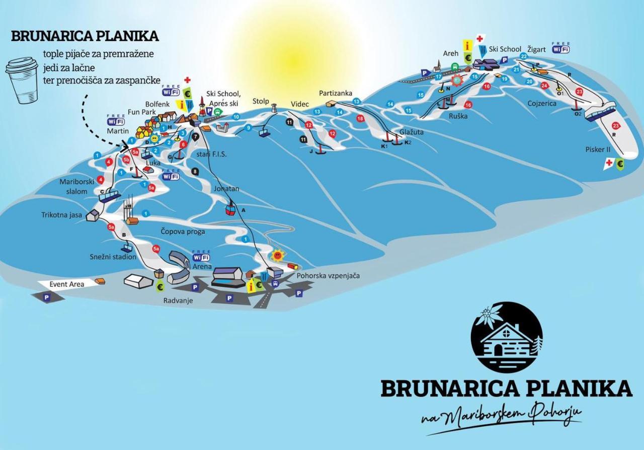 Brunarica Planika Mtb Point Maribor Kültér fotó